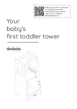 Предварительный просмотр 4 страницы dadada Toddler Tower Assembly Instructions Manual