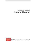 Preview for 1 page of Dadi GEA-8120A User Manual