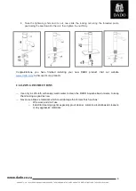 Preview for 6 page of DADO AQUALINE BASIN MIXER Series Installation Manual