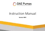 DAE Pumps Sonora S330 Instruction Manual preview