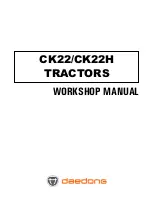 Daedong CK22 Workshop Manual preview
