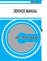 DAELIM B-BONE Service Manual preview