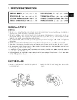 Preview for 3 page of DAELIM HISTORY 125 - SERVICE Service Manual