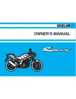 DAELIM ROADWIN 125 FI Manual preview