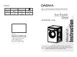 Daema DWD-0851BC Manual Of Instruction предпросмотр