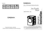 Daema DWD-1001BC Manual Of Instruction preview