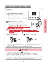 Preview for 13 page of Daesung Celtic HW-13 Installation Manual And Owner'S Manual