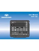 Preview for 2 page of Daewoo Bus ADK-7330 User Manual