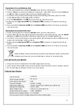 Предварительный просмотр 6 страницы Daewoo electricals AVS1349 User Manual