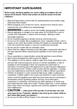 Preview for 2 page of Daewoo electricals HEA1200 Instruction Manual