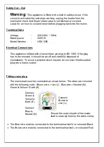 Preview for 6 page of Daewoo electricals HEA1200 Instruction Manual