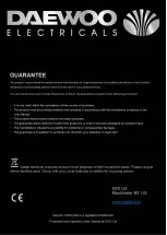 Preview for 9 page of Daewoo electricals HEA1200 Instruction Manual