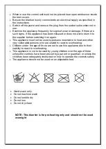 Предварительный просмотр 3 страницы Daewoo electricals HEA1488 Manual