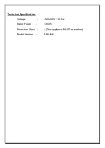 Preview for 6 page of Daewoo electricals SDA1241 Instructions For Use Manual