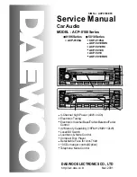 DAEWOO ELECTRONICS ACP-0106 Series Service Manual preview