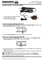 Preview for 7 page of DAEWOO ELECTRONICS AVS1302 HDMI User Manual