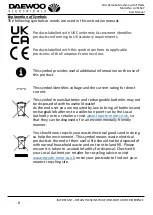 Предварительный просмотр 6 страницы DAEWOO ELECTRONICS AVS1547 User Manual