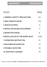 Preview for 2 page of DAEWOO ELECTRONICS Daema DWF-1101Q User Manual