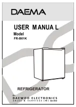 DAEWOO ELECTRONICS DAEWA FB-B61K User Manual preview