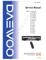 DAEWOO ELECTRONICS DC-B84D1P Service Manual preview