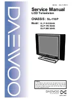 DAEWOO ELECTRONICS DLP-15D3SHS Service Manual preview