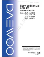 DAEWOO ELECTRONICS DLT-42G1LTBD Service Manual preview