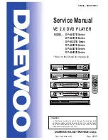 Предварительный просмотр 1 страницы DAEWOO ELECTRONICS DP-A61D1D-AD Service Manual