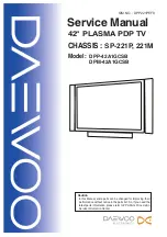 Preview for 1 page of DAEWOO ELECTRONICS DPM-42A1GCSB Service Manual