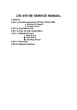 Preview for 2 page of DAEWOO ELECTRONICS DSL-19M1WCD Service Manual