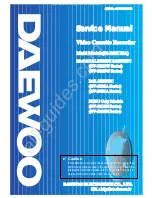 Preview for 1 page of DAEWOO ELECTRONICS DV-S103A Series Service Manual