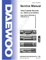 Preview for 1 page of DAEWOO ELECTRONICS DVST7C3 Service Manual