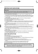 Preview for 4 page of DAEWOO ELECTRONICS DWR-WE3011WW DWR-WE3011RR DWR-WG3011WW DWR-WG3011RR DWR-WE31WW Manual