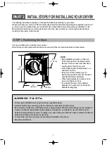 Preview for 7 page of DAEWOO ELECTRONICS DWR-WE3011WW DWR-WE3011RR DWR-WG3011WW DWR-WG3011RR DWR-WE31WW Manual