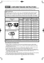 Preview for 26 page of DAEWOO ELECTRONICS DWR-WE3011WW DWR-WE3011RR DWR-WG3011WW DWR-WG3011RR DWR-WE31WW Manual