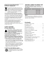 Предварительный просмотр 2 страницы DAEWOO ELECTRONICS FRA-X22B series User Manual Manual