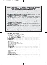 Предварительный просмотр 2 страницы DAEWOO ELECTRONICS KOC-8HAT Owner'S Manual