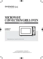 Preview for 1 page of DAEWOO ELECTRONICS KOC-9C5T Owner'S Manual