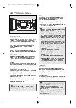 Предварительный просмотр 22 страницы DAEWOO ELECTRONICS KOC-9U0TSL Owner'S Manual