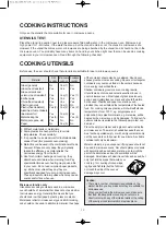 Предварительный просмотр 21 страницы DAEWOO ELECTRONICS KOG-8A2B5S Operating Instructions Manual