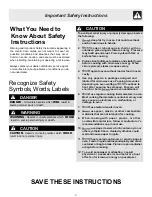 Preview for 3 page of DAEWOO ELECTRONICS KOR-1DES Operating Instructions Manual