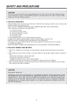 Предварительный просмотр 3 страницы DAEWOO ELECTRONICS KOR-4A170S Service Manual