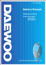 DAEWOO ELECTRONICS KOR-63050S Service Manual preview