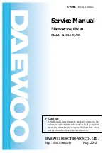 DAEWOO ELECTRONICS KOR-63QA0S Service Manual предпросмотр