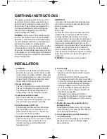 Preview for 6 page of DAEWOO ELECTRONICS KOR-6A0R Operating Instructions Manual