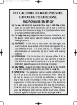 Preview for 2 page of DAEWOO ELECTRONICS KOR-6L57 Operating Instructions Manual