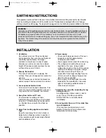 Preview for 6 page of DAEWOO ELECTRONICS KOR-6N5R5S Operating Instructions Manual