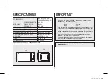 Предварительный просмотр 8 страницы DAEWOO ELECTRONICS KOR 6S3 Series Operating Instructions Manual