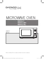 DAEWOO ELECTRONICS KOR7LC7 Owner'S Manual preview
