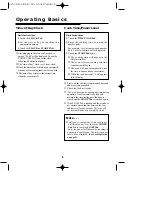 Preview for 9 page of DAEWOO ELECTRONICS KOT-1G0A Use And Care Manual