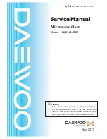 DAEWOO ELECTRONICS KQG-6L3B3S Service Manual preview